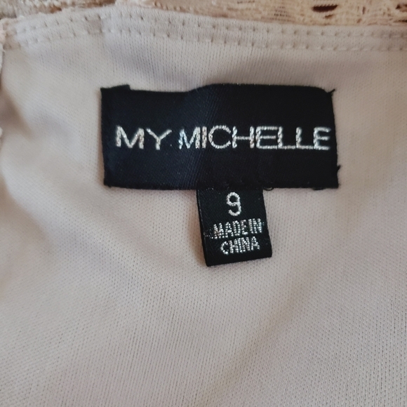 My Michelle lace sequins mini dress - Picture 5 of 15